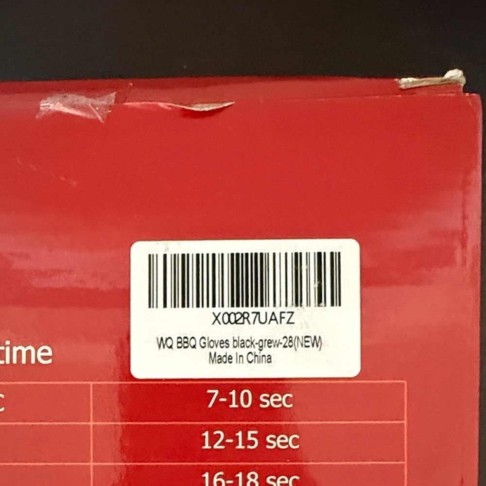 NWT Grill Gloves - Red Hot Surface Handler - Picture 3 of 3